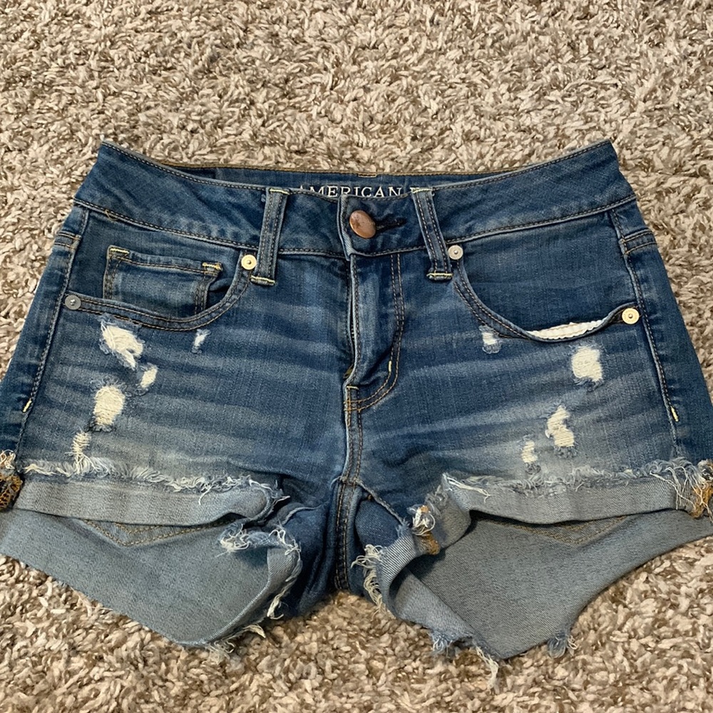 Womens american eagle jean shorts